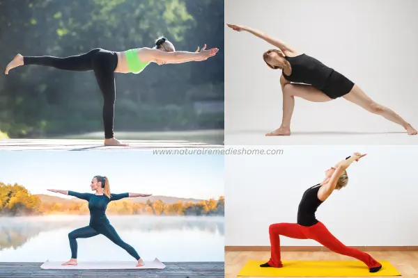 Standing Yoga poses for constipation